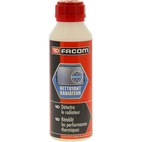 Facom – Nettoyant radiateur 250ml – Dissout boues et tartre – Améliore performances thermiques – Prévention surchauffe moteur