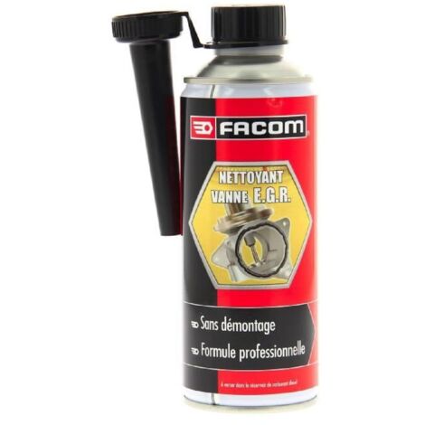 Facom – Nettoyant vanne EGR 475ml – Formule concentrée pour élimination dépôts charbonneux – Prévention obstruction circuit EGR