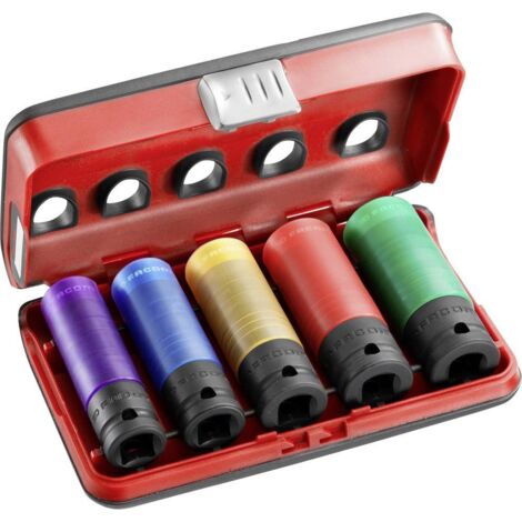 Facom NSI.5LPB set di 5 inserti per chiave a impatto rinforzati