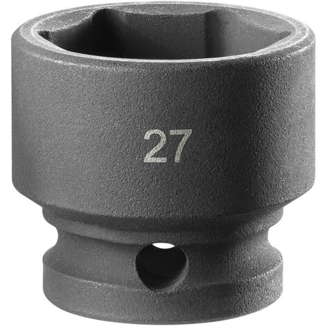 Facom NSS.27A 6-Point Stubby Impact Socket 1/2in Drive 27mm FCMNSS27A