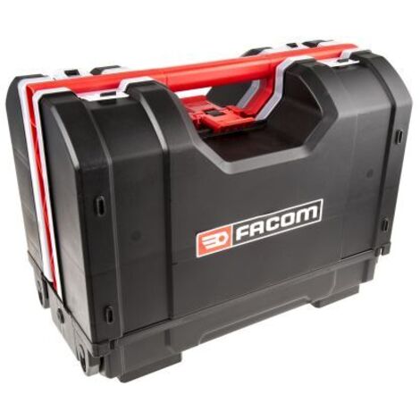 Facom – Organiseur de boîte à outils 3 en 1 – Accès simultané aux 3 compartiments – Dimensions 316 x 234 x 426 mm – Matériau polypropylène