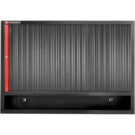 Facom – Panneau à outils métal époxy 550mm x 170mm x 192mm – Système de verrouillage central – Rangement vertical pour objets encombrants