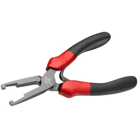 Facom – Pince à raccord carburant rapide 175 mm – Angle droit – Pour raccordement tuyaux carburant – Outil professionnel 1 pièce