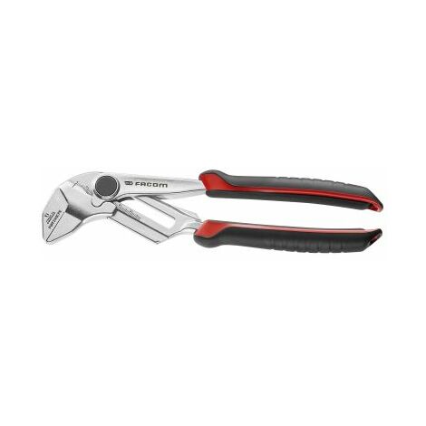 Facom – Pince multiprise 250 mm – Capacité d'ouverture 58 mm – 20 positions réglables – Mâchoires fines pour espaces restreints