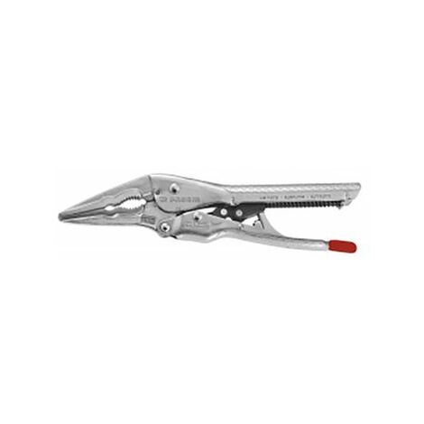 Facom – Pince étau automatique 175mm – Becs longs en acier forgé chrome-molybdène – Ajustement sans réglage – Prise antiglisse