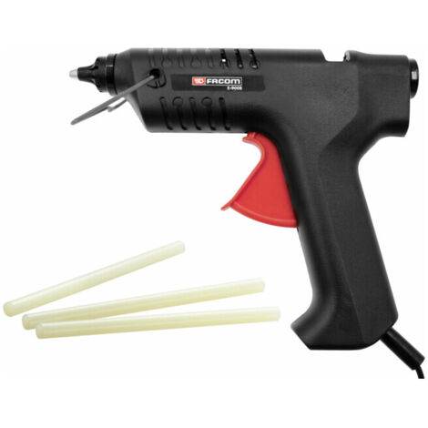 Facom – Pistolet à colle 45W – Temps de chauffe 7-10 min – Température 206°C – Pour collage plastique, bois et textile