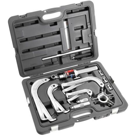Facom – Presse hydraulique 10t – Extracteur hydraulique pour espaces confinés – Charge maximale 10t – 22 pièces incluses