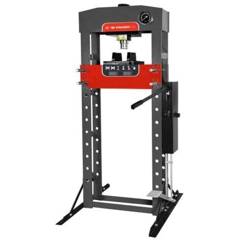 Facom – Presse hydraulique 30t – Cadre réglable et stable – Table de compression ajustable – Pour applications de compression intensives