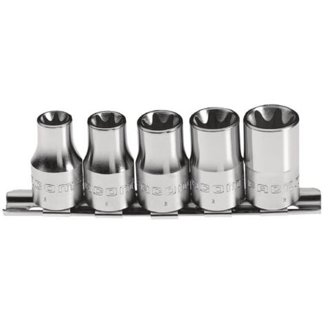 Facom – Rack à douille adaptable – Douille 1/4" – Empreinte 6 pans – Longueur 89mm – Pour rangement efficace d'outils - CKS89