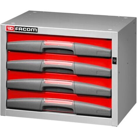 FACOM Regal klein tief 4 Schubladen fest