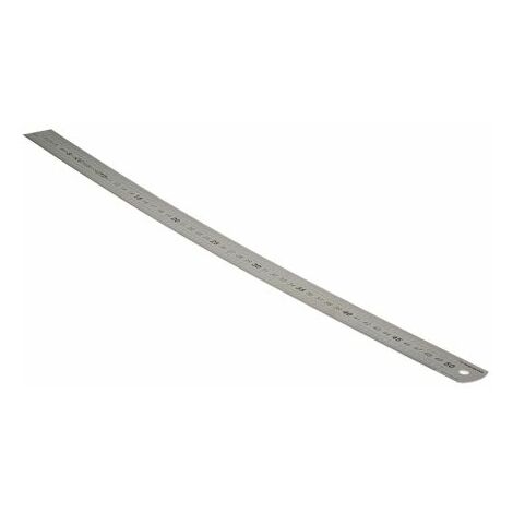 Facom – Règle inox semi-rigide 500 mm – Double graduation gravée – Traitement antireflet – Largeur 30 mm pour mesures précises - DELA1056500