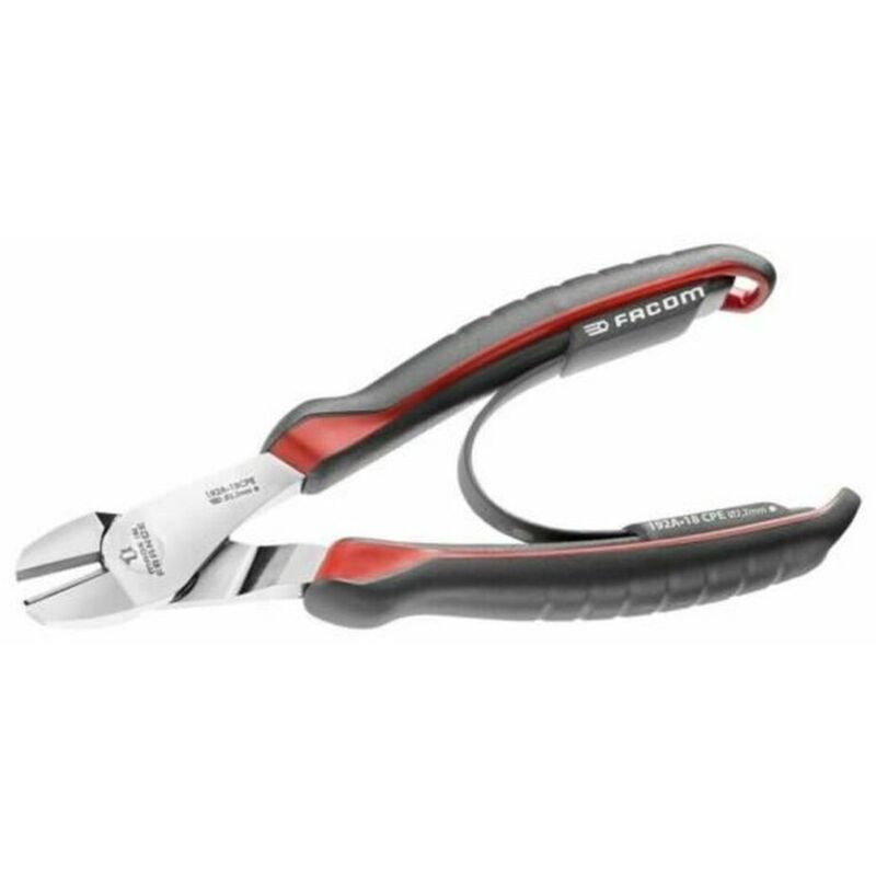 Facom - SC.192 - Pinza a taglio diagonale 180 mm Rosso/Nero