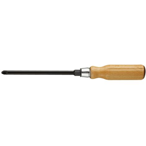 FACOM Schraubendreher mit Holzgriff PZ2