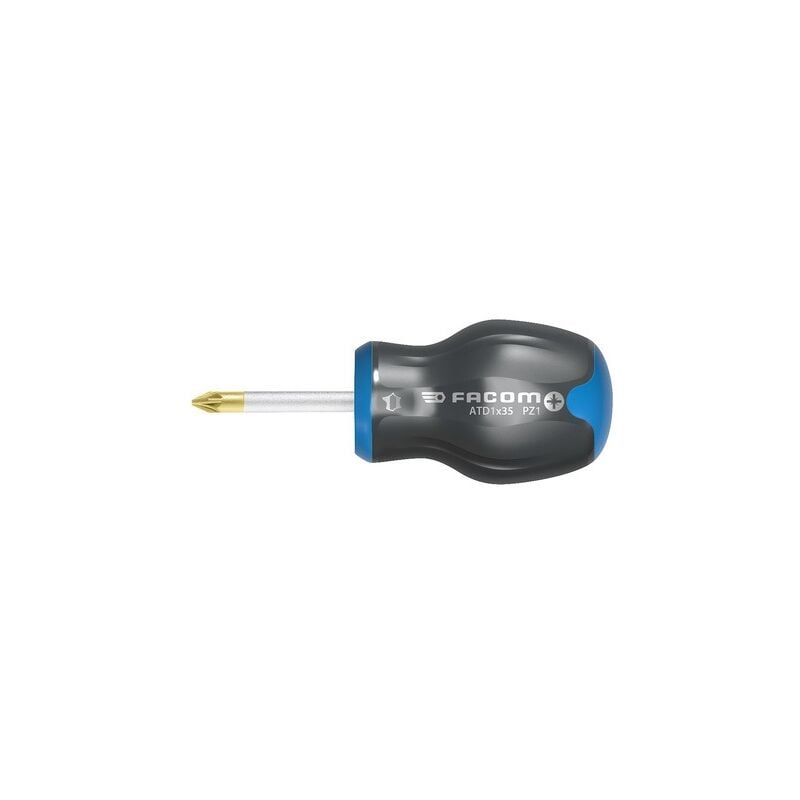 Image of Facom - Protwist pz 2x35 Kreuzschlitzschraubendreher – – kurze Klinge – ATD2X35