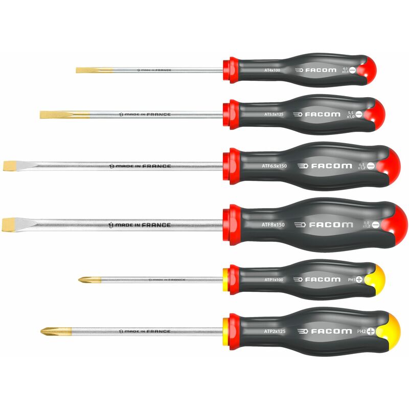 Image of Facom - 5-teiliger Satz Protwist-Schraubendreher ATP.J6