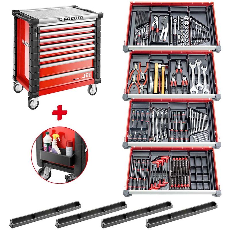 Facom Servantes Jet 8m4 Avec 15 Modules Spotlight16pkw