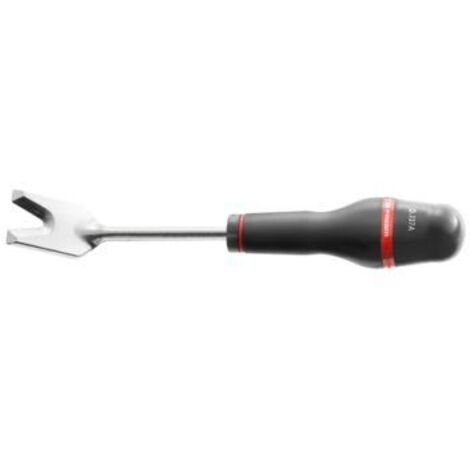 Facom – Spatule d'extraction de clips 200 x 28 mm – Pour retirer fixations plastique 9 à 22 mm – Poids léger 110g – Outil professionnel