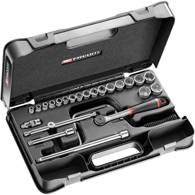 Image of FACOM Steckschlüssel-Set 3/8 J.161B, 24-tlg., 6-kant