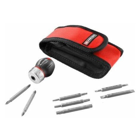 Facom – Tournevis à cliquet hexagonal 1/4'' – Compact et ergonomique – Bague à 3 positions – Vissage rapide en espaces restreints