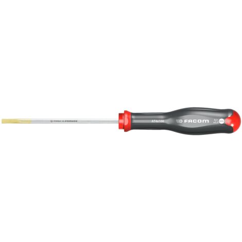 FACOM Tournevis électricien plat 4, L.100 mm FACOM