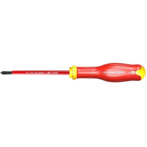 FACOM Tournevis isolé cruciforme phillips PH1, L.100 mm FACOM