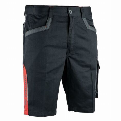 FACOM Turn Bermuda Schwarz/Grau/Rot Größe M - FXWW6000E-M