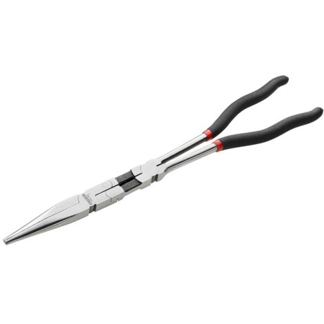 Facom Zange mit Doppelgelenk extra lang halbrunde Backen