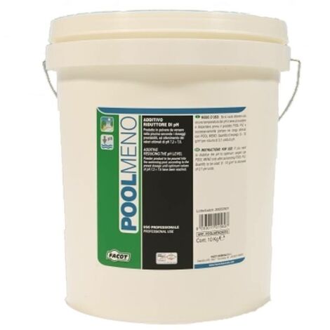 Facot Chemicals Additivo riduttore di pH per acque di piscine-fontane Poolmeno  POOLMENOK010