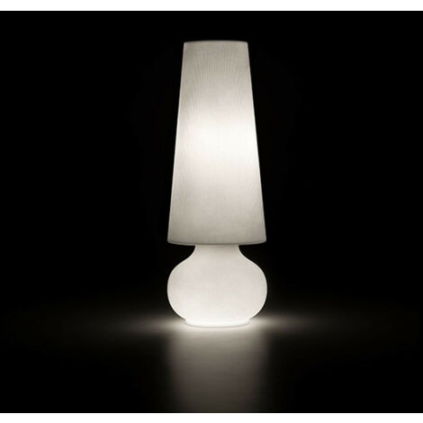 Fade Lamp  Bianco - Luce fredda - No - Per uso esterno - No lampada da tavolo in polietilene originale Plust moderna di design colorata per interno ed esterno