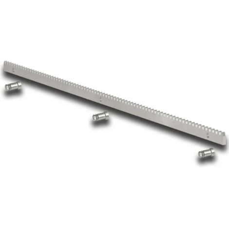 fadini cremallera galvanizada 30x8 módulo 4 - 1 metro - 204l