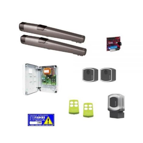 Fadini Kit Dardo 424 per cancelli a battente con ante fino 2,5 metri - 400Kg 24V - 4241K0VL