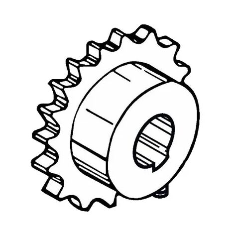fadini pignon simple 1/2" z20 2055l