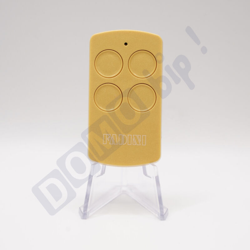 Fadini - Télécommande divo 71 Jaune - Fréquence 433.92 MHz - 4 Canaux - Rolling Code - Référence : 7113YL - Compatible Portails et Portes Motorisées