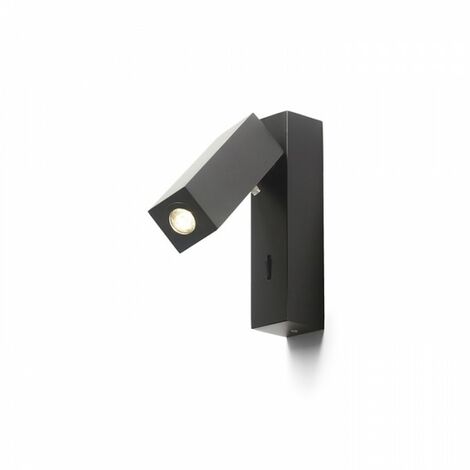 FADO I spot mural noir 230V LED 3W 45° 4000K
