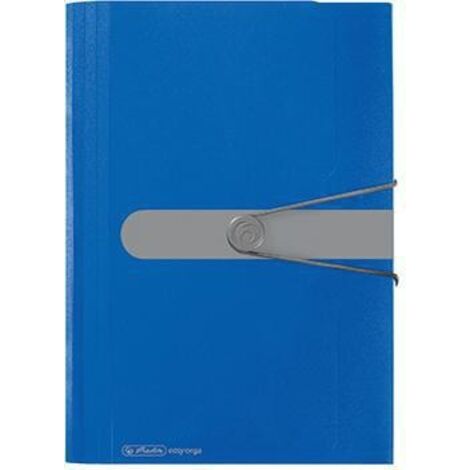 Fächermappe easy orga to go DIN A4 Polypropylen blau 12 Fächer
