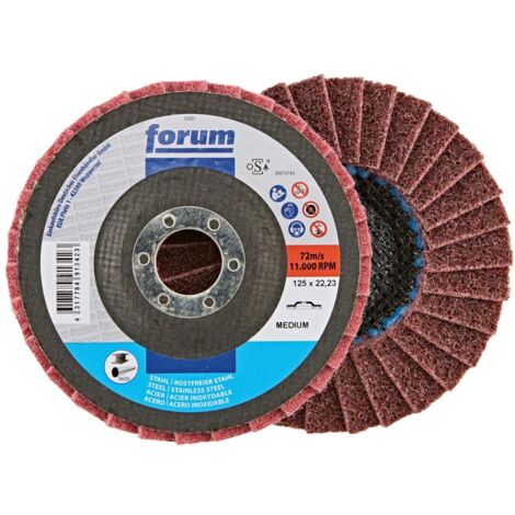 Fächerschleifscheibe Vlies 125mm med FORUM