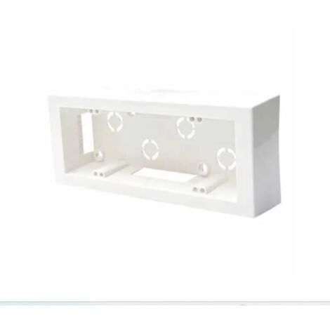FAEG CASSETTA MODULARE DA PARETE MONOBLOCCO 6/7 POSTI BIANCA IP40 - FG10266