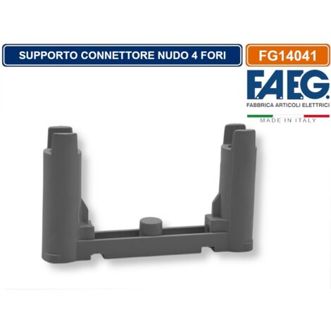 FAEG FG14041 SUPPORTO IN PLASTICA PER CONNETTORI TERRA E NEUTRO PER CENTRALINI A PARETE IP65 ED INCASSO