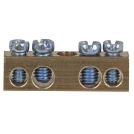 FAEG FG14260 CONNETTORE NUDO 4 FORI PER TERRA E NEUTRO 2x10 mm² + 2x16 mm²