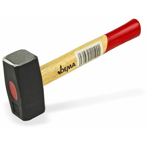 Fäustel / Hammer 1000 - 1250 - 1500 g Fäustling mit Holzstiel Plattenhammer