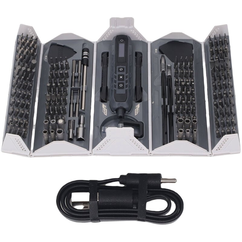 Image of Fafeicy 180-in-1 Präzisions-Ratschenschraubendreher-Set, Elektronik-Werkzeugset