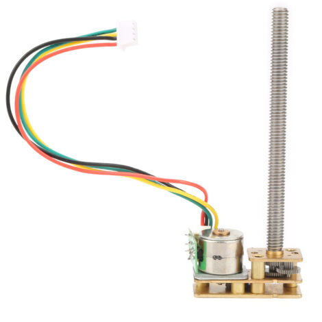 Fafeicy GM1024BY10 M455 4-adriger, 2-Phasen-Getriebemotor, hohes Drehmoment, geräuscharm, metallgetrieben, 5 V Gleichstrom, 5/10/15/30 U/min, geeignet für Pkw
