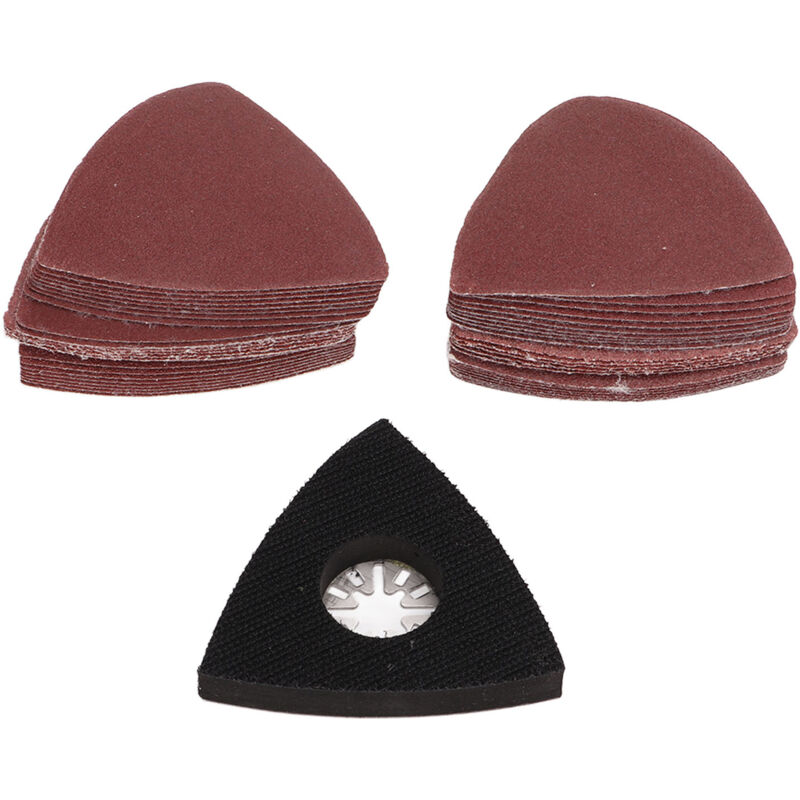 Image of Fafeicy Sanddaper Multitool 51-teiliges Set mit vorderem 80-mm-Dreieck-Schleifkissen