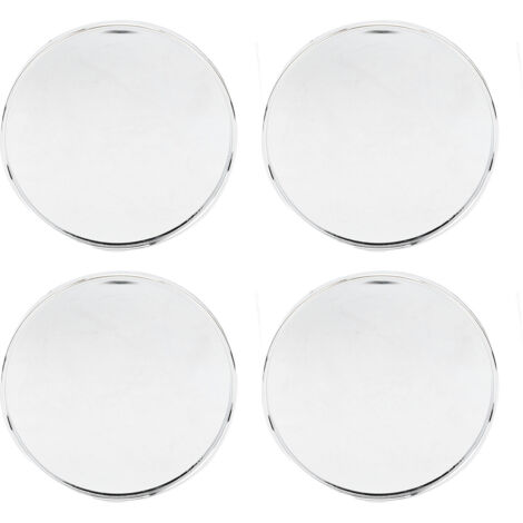 Fafeims BAPIL Centre DE RELAGE MÉTALE ABS + MÉTALLE 59 Mm Dia Extérieure, Aspect élégant, Installation Facile, Ajustement Universel, Cache des Boulons et des écrous, Compatibles avec la Plupart des