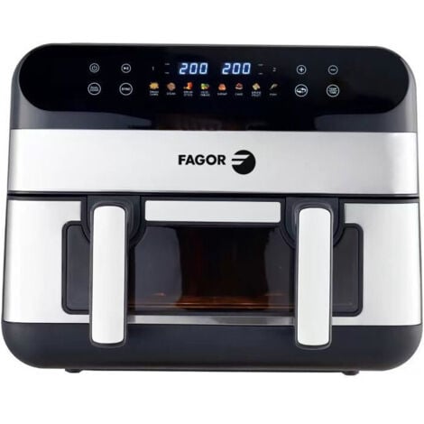 Friteuse sans huile FAGOR - Airfryer FGF10 - Capacité 10L - Double cuves 4,5L - Séparateur amovible - 2400W