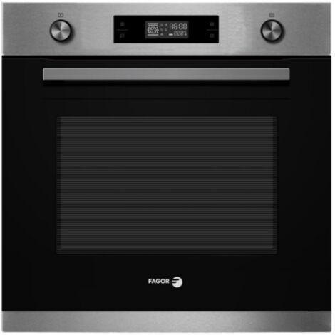 Fagor – Four encastrable multifonction 70L – 3200W – Chaleur tournante – 8 programmes – Nettoyage pyrolyse – Porte froide 4 vitres - FF75MFPNX1