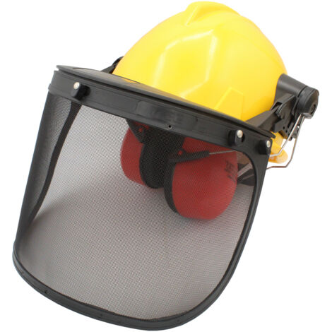 FAHER pantalla , casco y auriculares  proteccion forestal kit