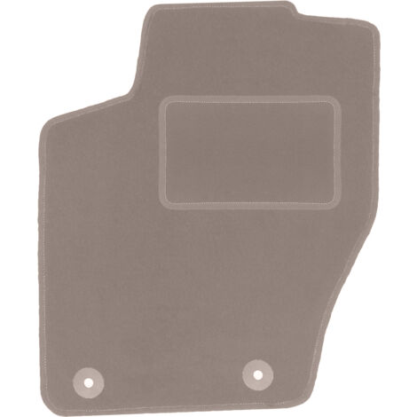Fahrermatte aus Samt für: Peugeot 307 Schrägheck, Kombi, SW (2001–2009), beige