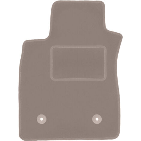 Fahrermatte aus Samt für: Renault Clio III Grandtour, Kombi, Schrägheck (2005–2012), beige