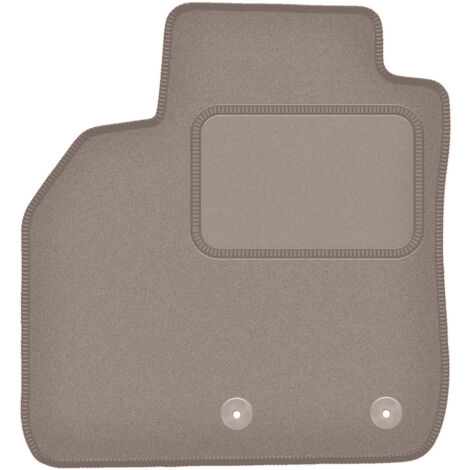 Fahrermatte aus Samt für: Renault Scenic III Minivan (2009–2016), beige